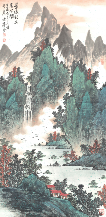 20260330177484300455.png 《翠绿韵在眉宇间》 54cmx110cm,2024年.png