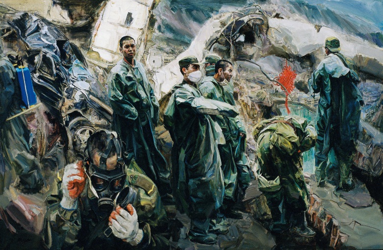 20260330177486615132.jpg 骆根兴 《祈福·北川》 2008年 175cmx250cm.jpg