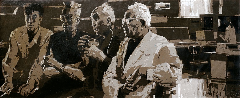 20260330177486630712.jpg 骆根兴 一个世界的诞生 1999年作 180×180cm.jpg