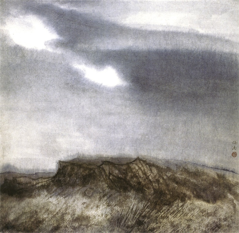 1668500545442624.jpg 42.1989年.杨炳湘作品.游云68cm×68cm.jpg