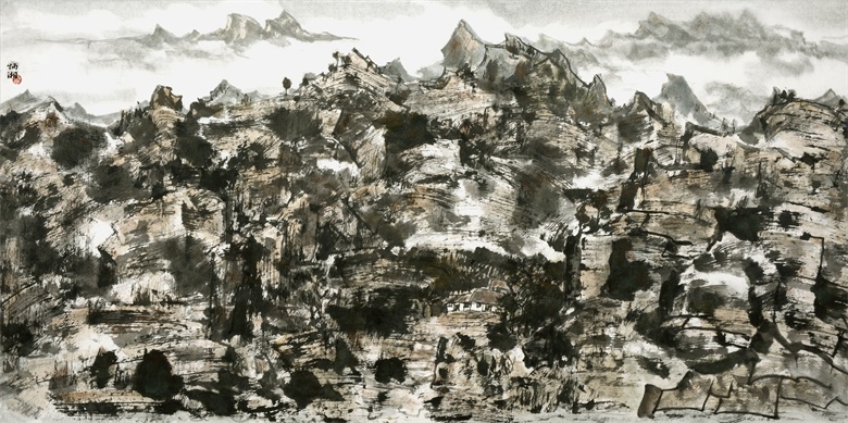 1668500565251004.jpg 82.2020年,杨炳湘作品.秋晴68cm×136cm.jpg