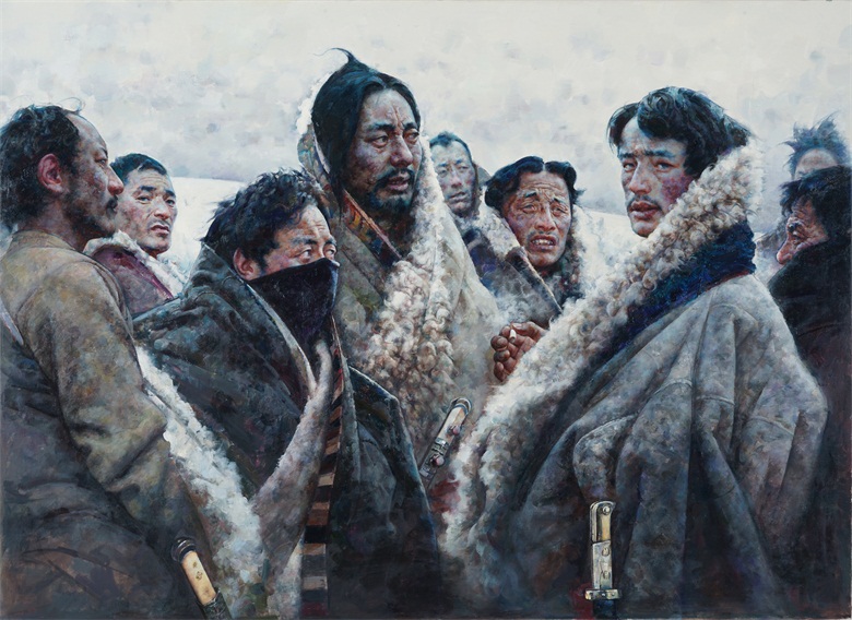 20260402177512457463.jpg 《刀客》 130x95cm 2016年 艾轩.jpg