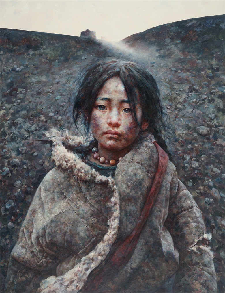 20260402177512465037.jpg 《陌生人》 130x110cm 2006年 艾轩.jpg