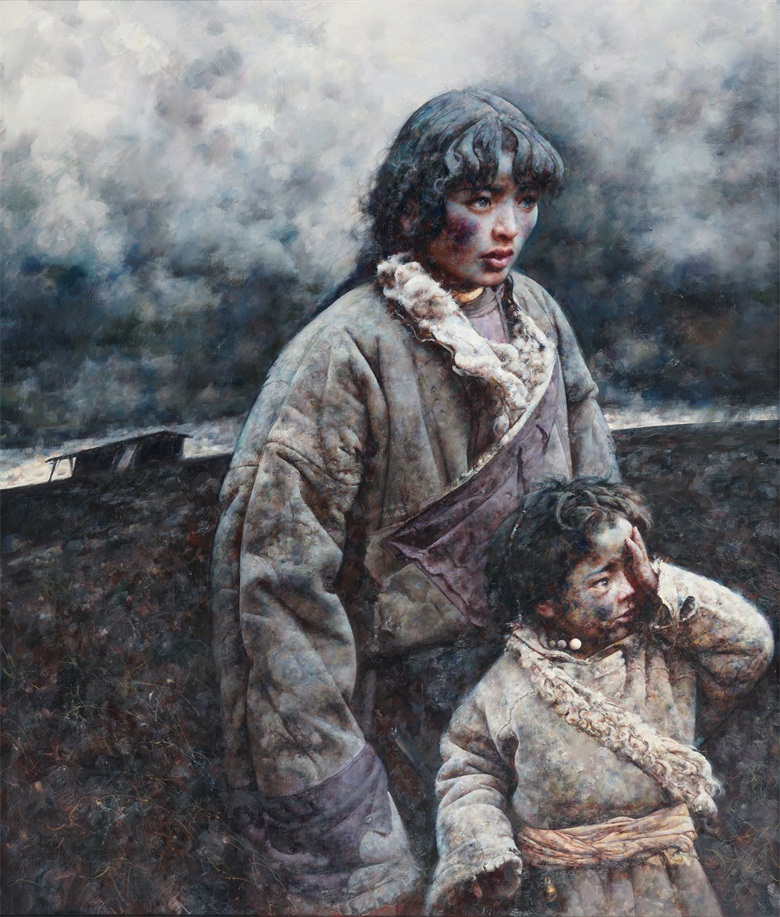 20260402177512470297.jpg 《远雷》 130x110cm 2017年 艾轩.jpg
