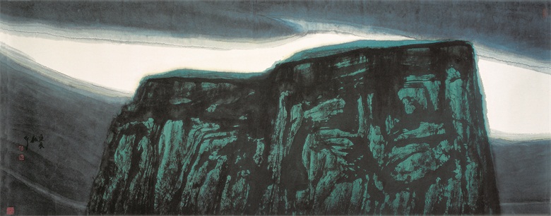 23 《神游母亲河》 纸本水墨 144cm×365cm 2001年 广东美术馆藏.jpg