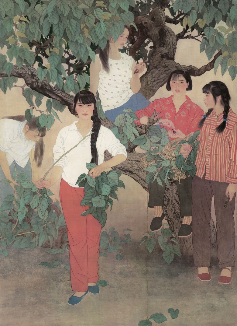 《朝露桑》 1992年 200x148cm.jpg