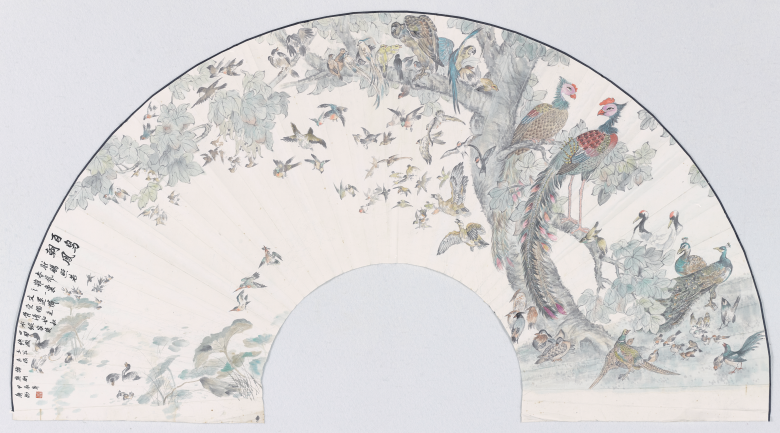 20260415177621933243.png 《百鸟朝凤》 2024年 70x140cm.png