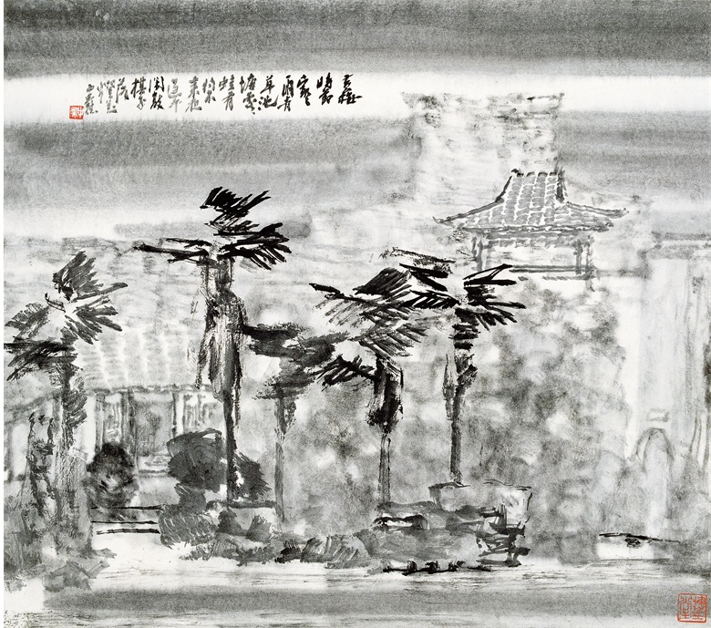 1645585312971872.jpg 014 《细雨润流光》 48cm x 54cm 1994年.jpg