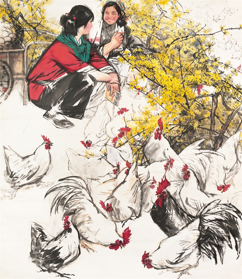 20260415177623688312.jpg 1972年 《迎春》145X120cm.jpg