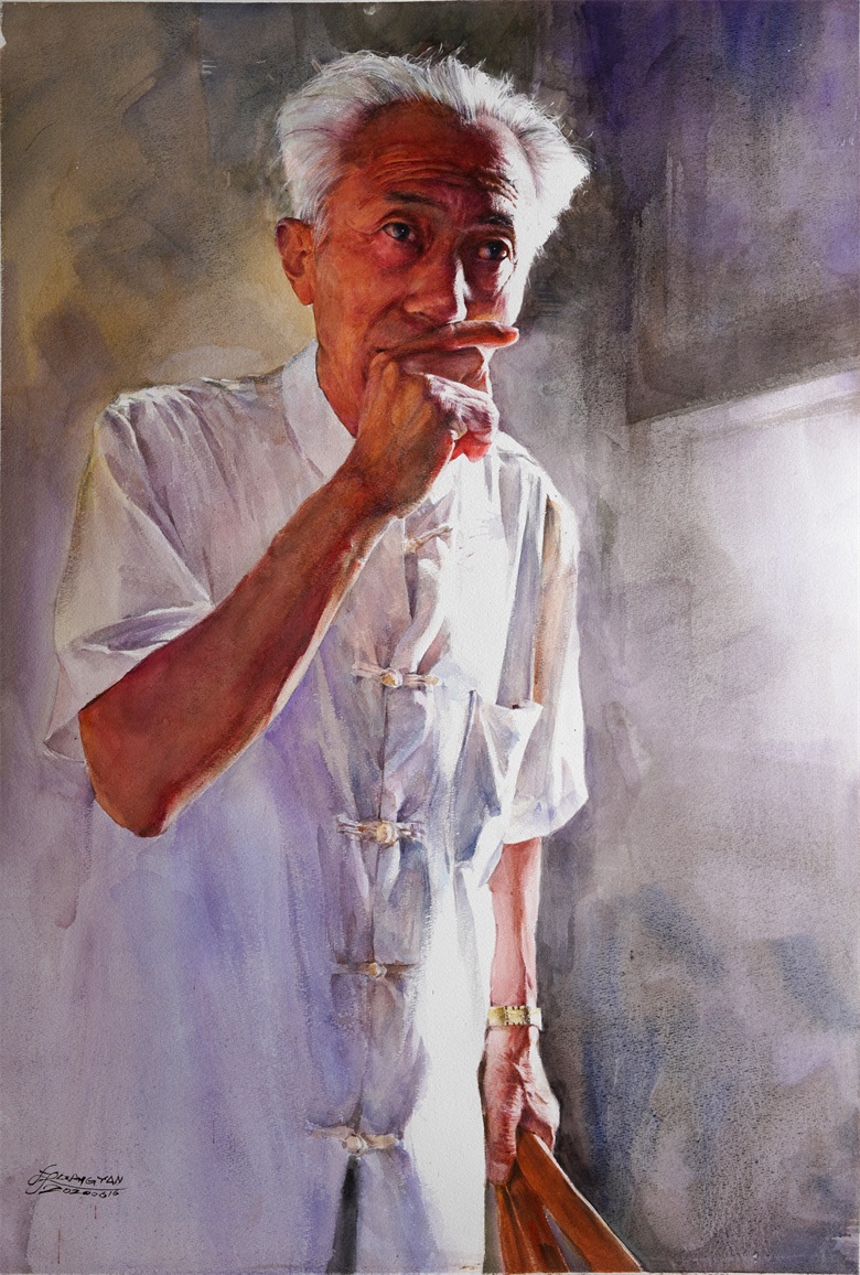 20260416177632973345.jpg 《说书人肖像》78X54cm 2020年06月.JPG