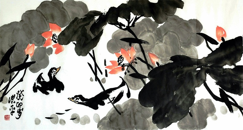 20260601178029700480.jpg 1.《荷花深处》48x90cm.jpg