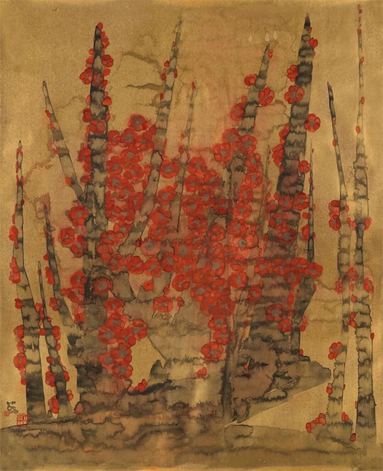 20260624178228025872.jpg 《梅坚如铁·武汉·2020》211cmx171cm 纸本设色 2020.jpg