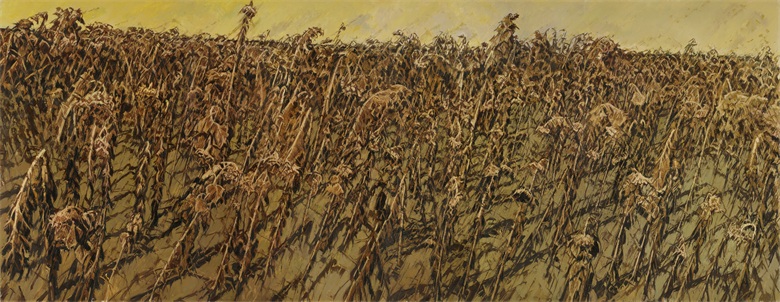 1723444494598701.jpeg 39. 《晚风为谁而追》 布面油画 280cmx720cm 2009年.jpeg