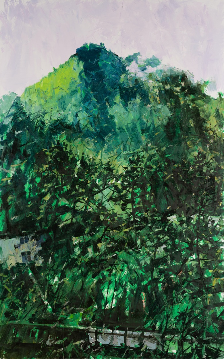 1723445197581316.jpeg 28. 《雨山》 布面油画 178cmx112cm 2023年.jpeg