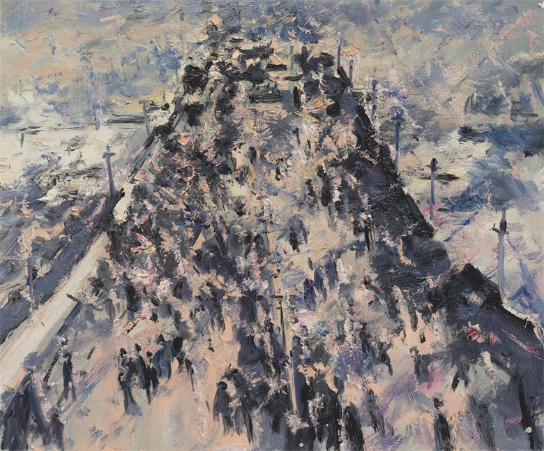 1723445391374376.jpg 01. 《老桥》 许江 纸面油画 37cmx45cm 2002年.jpg